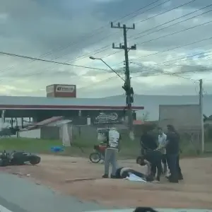 Motociclista sofre fratura em colisão na SC-410, em Canelinha 