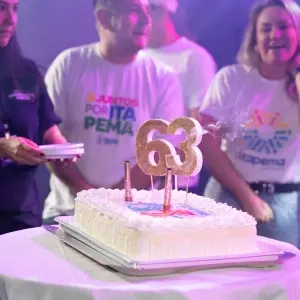 Itapema celebra 63 anos com festa, bolo e show de Guilherme & Santiago na Praia Central