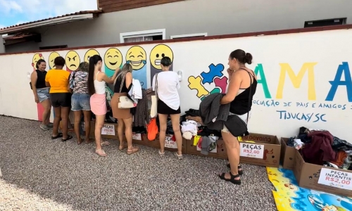 SOLIDARIEDADE | AMA de Tijucas promove 2º Bazar Solidário no dia 10 de maio