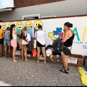 SOLIDARIEDADE | AMA de Tijucas promove 2º Bazar Solidário no dia 10 de maio