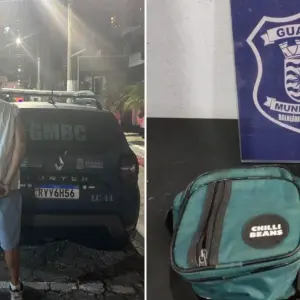 Tentativa de furto de tampa de hidrante termina com ladrão preso