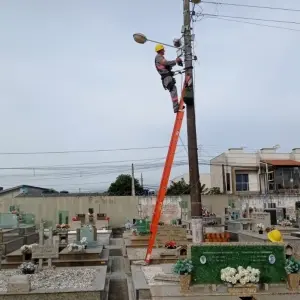 Após furtos e vandalismo, Cemitério de Tijucas recebe câmeras de segurança