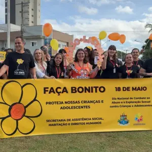 Maio Laranja: município realiza caminhada contra o abuso infantil na manhã desta sexta