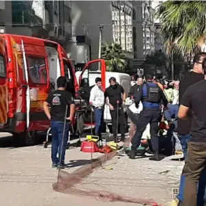 Polícia investiga morte de trabalhador que caiu do oitavo andar em Itapema