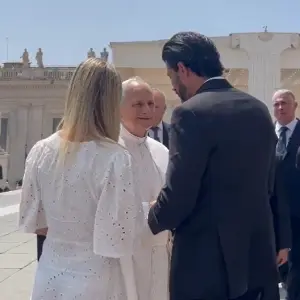 Casal de Tijucas se casa na Itália e recebe bênção do Papa Leão XIV