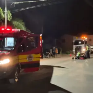 Colisão entre motocicletas deixa duas mulheres feridas em São João Batista
