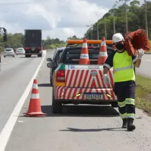 Túnel do Morro do Boi na BR-101 terá interdições nesta semana 