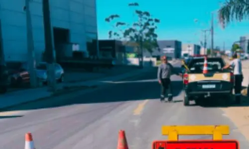 Atenção: Avenida Coleira é totalmente interditada para obras em Tijucas