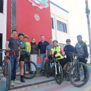 Ciclistas de seis cidades inauguram Ramal Padre Léo do Caminho do Louvor em São João Batista