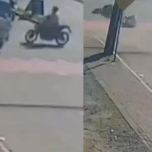 Motociclista fica ferido em colisão com caminhão em Itapema
