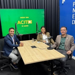 Primeiro Clic Podcast recebe presidentes da ACIT e CDL em edição especial