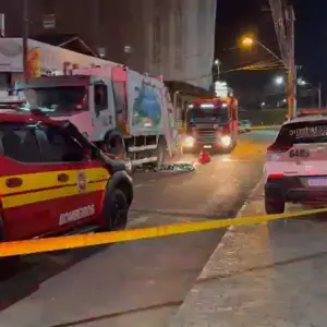 URGENTE: Homem morre atropelado por caminhão no centro de Itapema