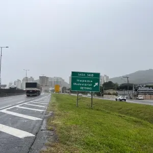 BR-101 terá bloqueio temporário em acesso à marginal oeste em Itapema 