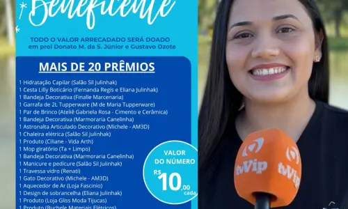 Rifa solidária em Tijucas deve sortear 20 prêmios em prol de campanha 