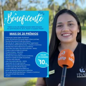 Rifa solidária em Tijucas deve sortear 20 prêmios em prol de campanha 