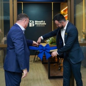 VEJA AS FOTOS | Depois do sucesso em Tijucas, imobiliária inaugura filial em Canelinha