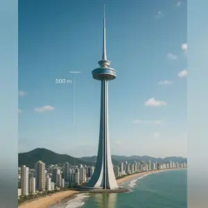 Torre de 557 metros em Itapema pode ser uma das mais altas do mundo