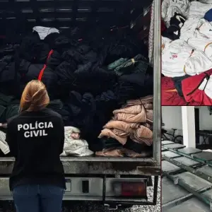 Operação Nêmesis apreende mais de 45 mil peças de roupas falsificadas em Brusque
