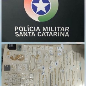 Homem é preso após furtar joalheria durante a madrugada