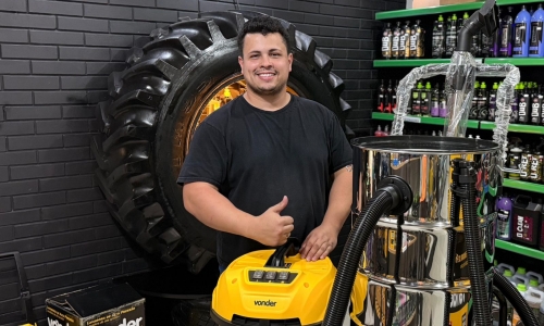 Tokfinal destaca aspirador de pó para auxiliar na lavação de veículos