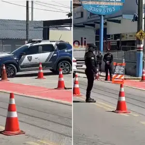 Novos Guardas Municipais de Porto Belo participam de ação prática de trânsito