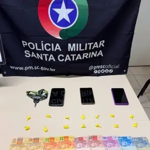 Operação conjunta prende homem por tráfico de drogas em São João Batista