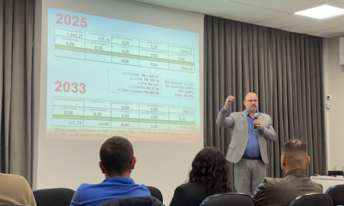 JCS Contabilidade celebra 30 anos com palestra sobre reforma tributária em Tijucas