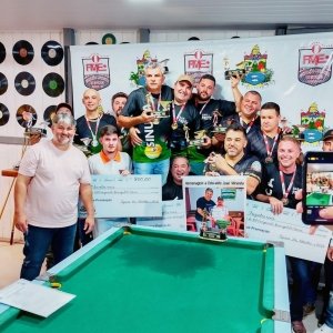João Batista, Anderson e Marcelo conquistam Campeonato Municipal de Sinuca com virada emocionante