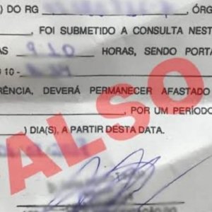 Inquérito revela esquema de falsificação de atestados médicos 