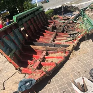 Vento sul provoca estragos e mobiliza equipes em Bombinhas