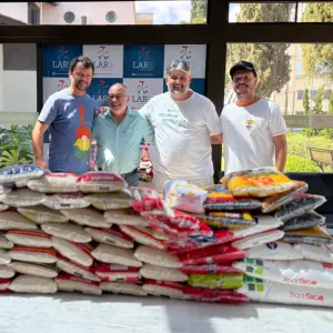 Ação solidária arrecada 75 kg de alimentos em final de campeonato de futsal