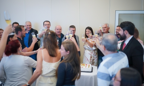 FOTOS NO AR | CDL de Tijucas completa 23 anos com almoço festivo