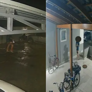 Homem invade condomínio e furta capacete sem levantar suspeitas