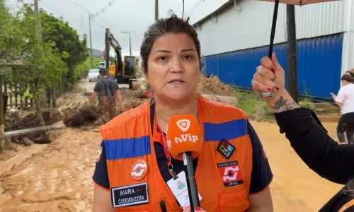 Defesa Civil de Tijucas monitora áreas de risco após chuva intensa