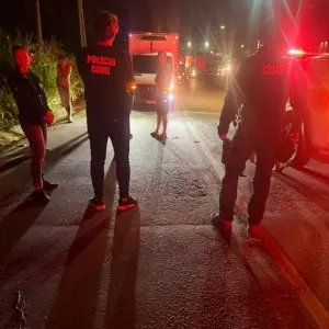 Motociclista morre após sair da pista na SC-407, em Biguaçu