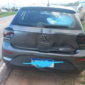 Engavetamento entre três veículos deixa uma pessoa ferida na SC-410