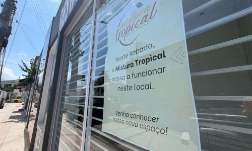 Restaurante Mistura Tropical inaugura novo endereço no Centro de Tijucas neste sábado