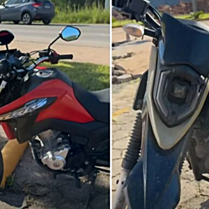 Choque entre duas motos deixa motociclistas feridos na SC-410