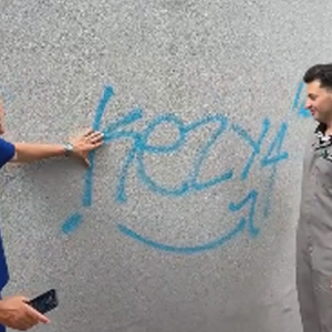 VIDEO ▶️ Luciano Hang oferece recompensa de R$5 mil para achar pichadora