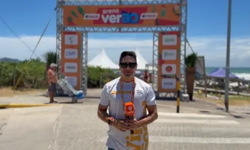 VÍDEO ▶️ | Arena de Verão transforma praia de Bombinhas em centro de lazer gratuito