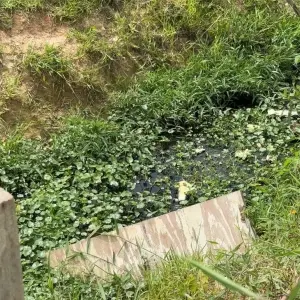 Vala aberta há meses atrás de casas gera risco e preocupação em Tijucas 