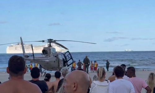 Afogamento na Praia Central termina em morte