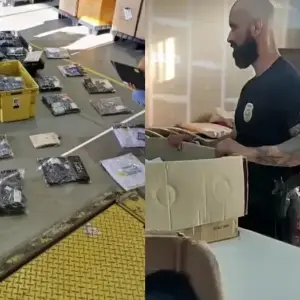 Operação apreende caminhões com roupas falsificadas na região