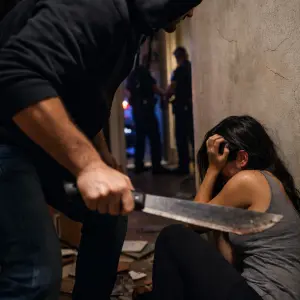 🚨 Noite de terror: mulher é atacada com facão pelo ex-companheiro