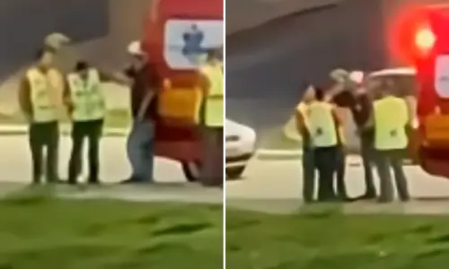 Homem com 21 passagens pela polícia agride bombeiros durante atendimento