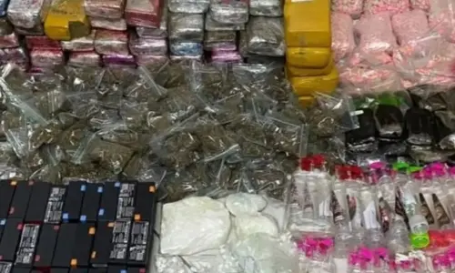 Dupla de criminosos que portava grande quantidade de entorpecentes é presa na Grande Florianópolis