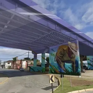 Prefeitura de Tijucas abre edital para artistas pintarem ponte da BR-101