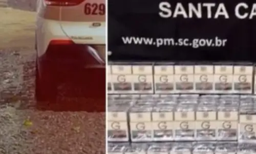 Homem é preso com carga irregular de cigarros e vapes