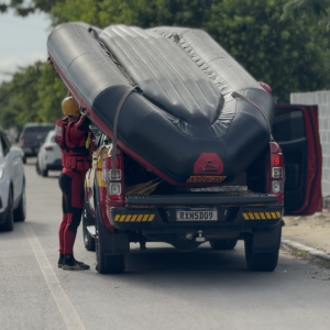 Tijucas mobiliza equipes, bombeiros e até exército em simulado de emergência 