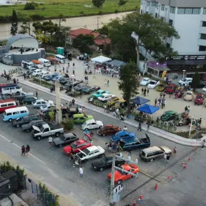 Lançamento do 3º Encontro Antigos e Amigos reúne amantes de carros em Tijucas